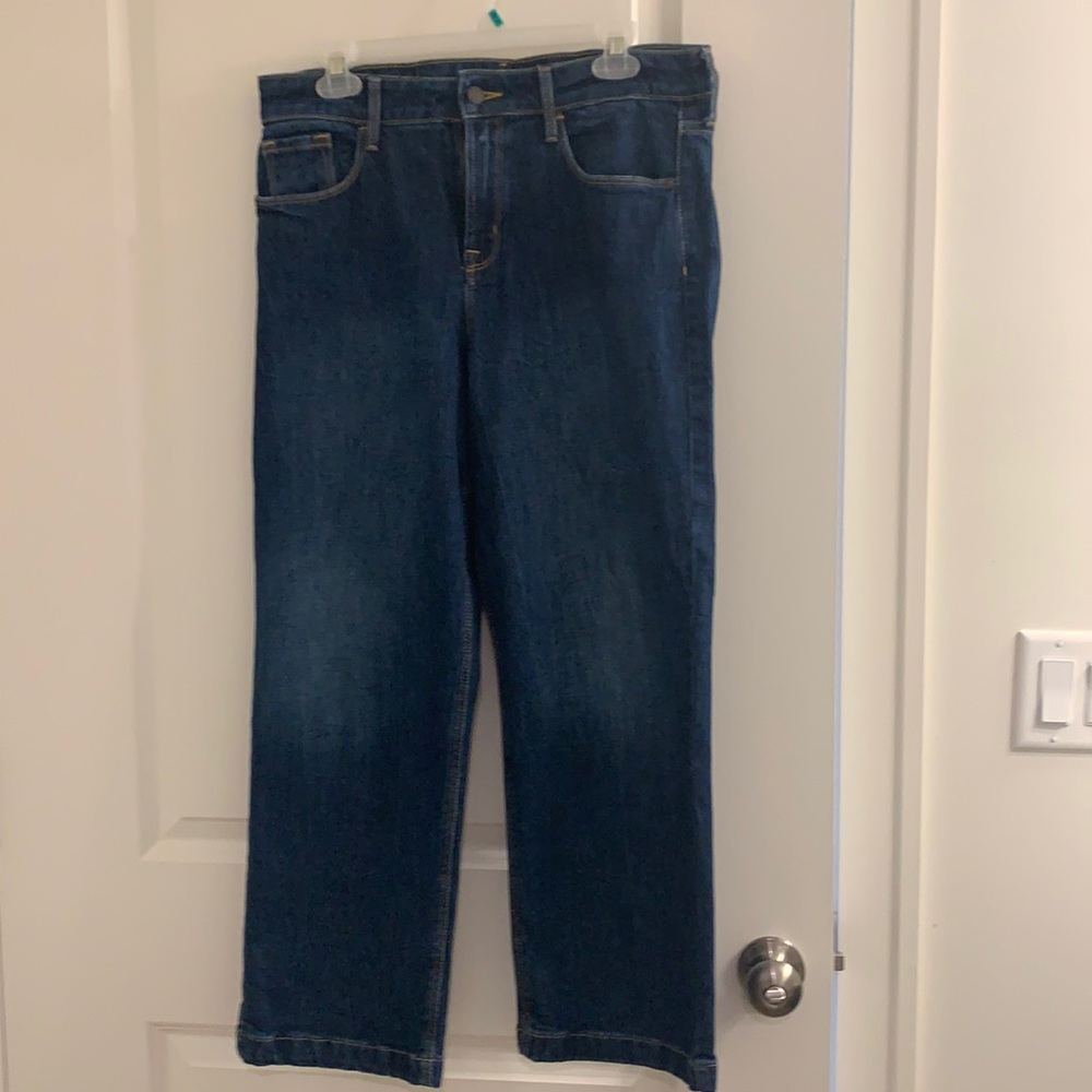 Mid rise flare jeans